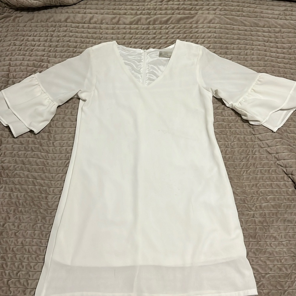 Mini white dress